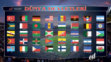 DÜNYA ÜLKELERİ BAYRAKLARI